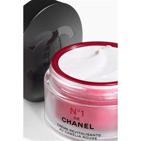 chanel creme au camelia rouge